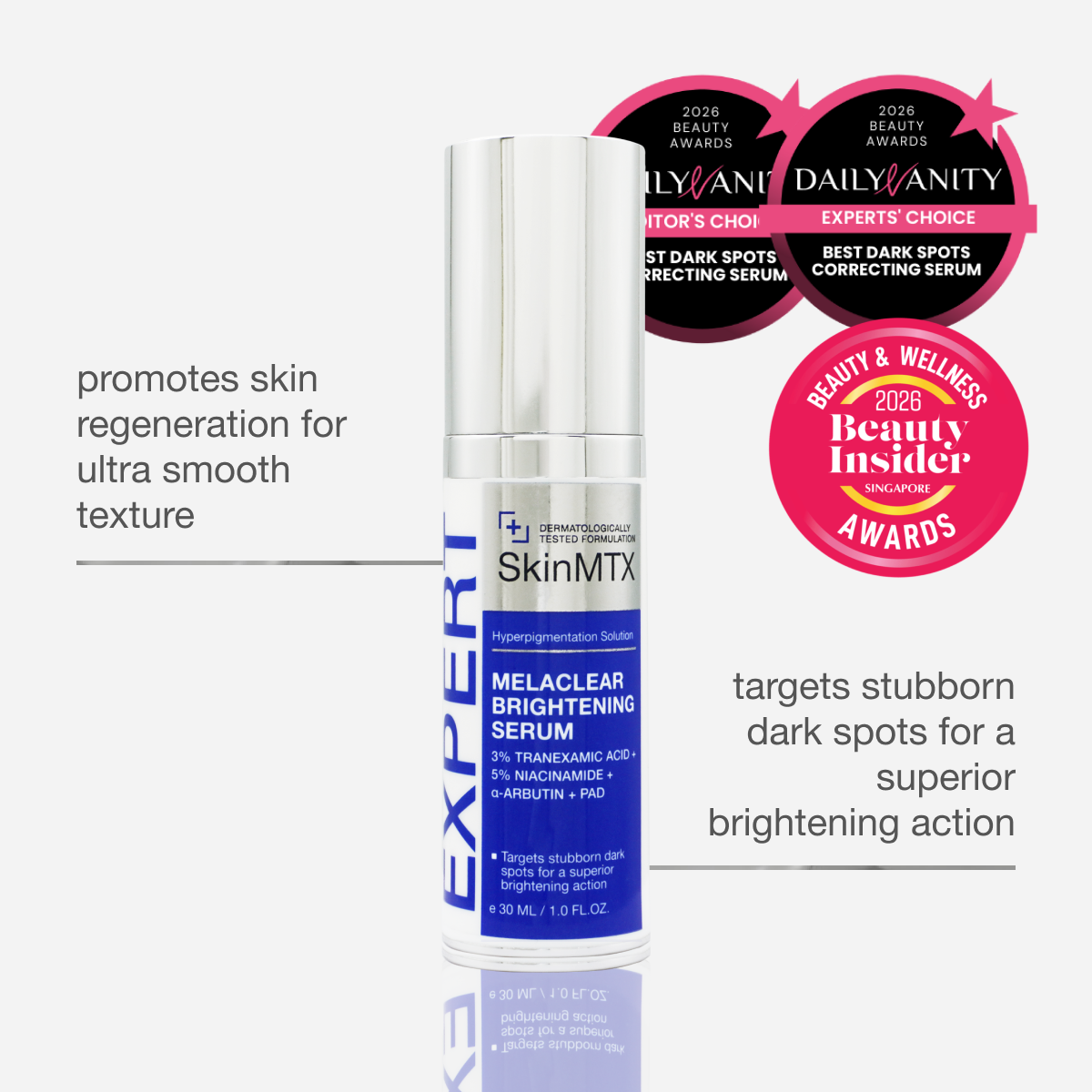 Melaclear Brightening Serum Skincare | SkinMTX
